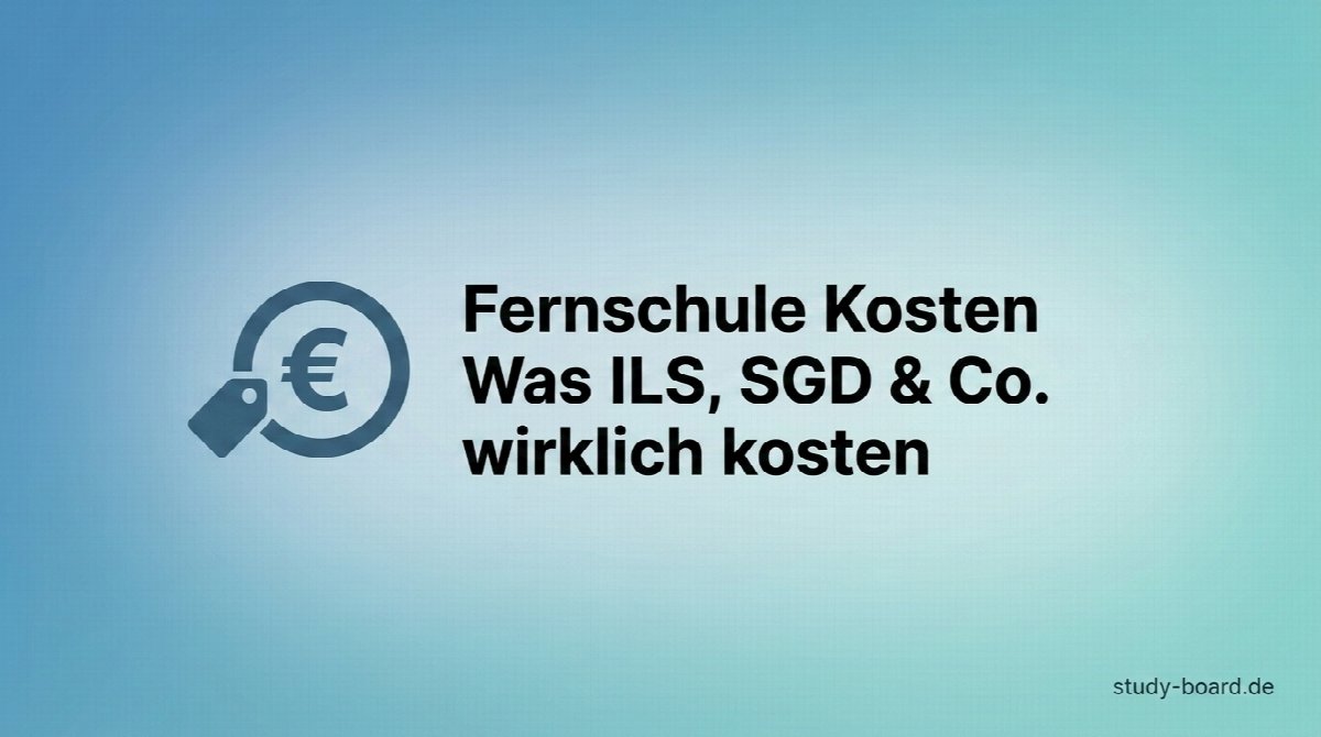 Fernschule Kosten im Vergleich