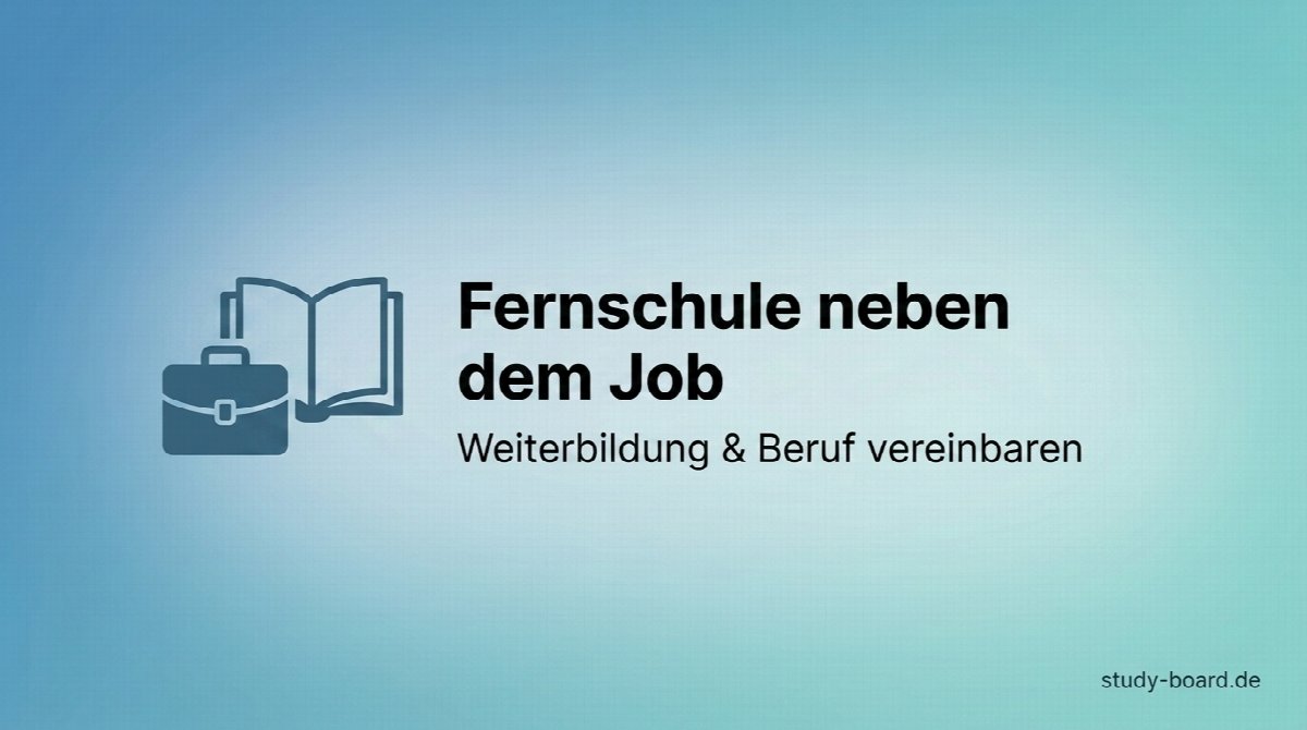 Fernschule neben dem Job