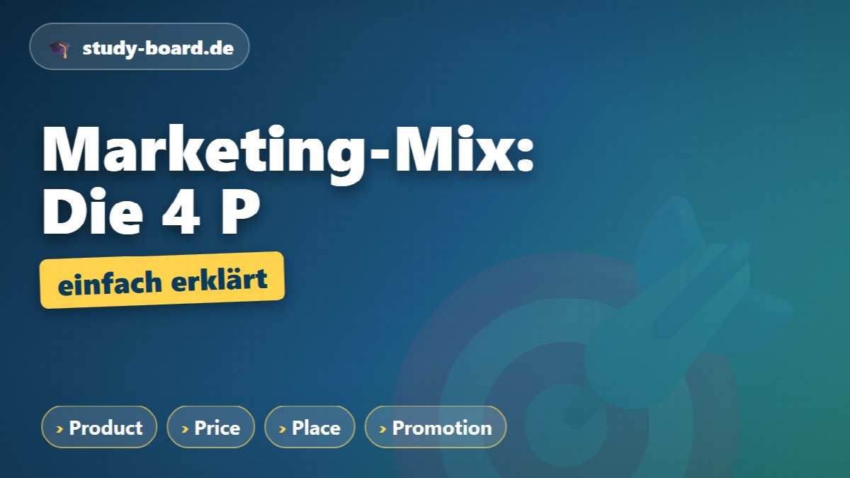 Marketing-Mix: die 4 P einfach erklärt