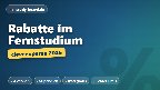 Rabatte im Fernstudium 2026 clever sparen