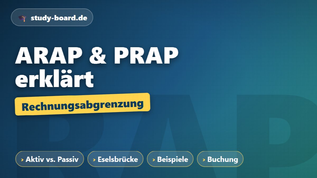 Aktive & passive Rechnungsabgrenzung (ARAP & PRAP)