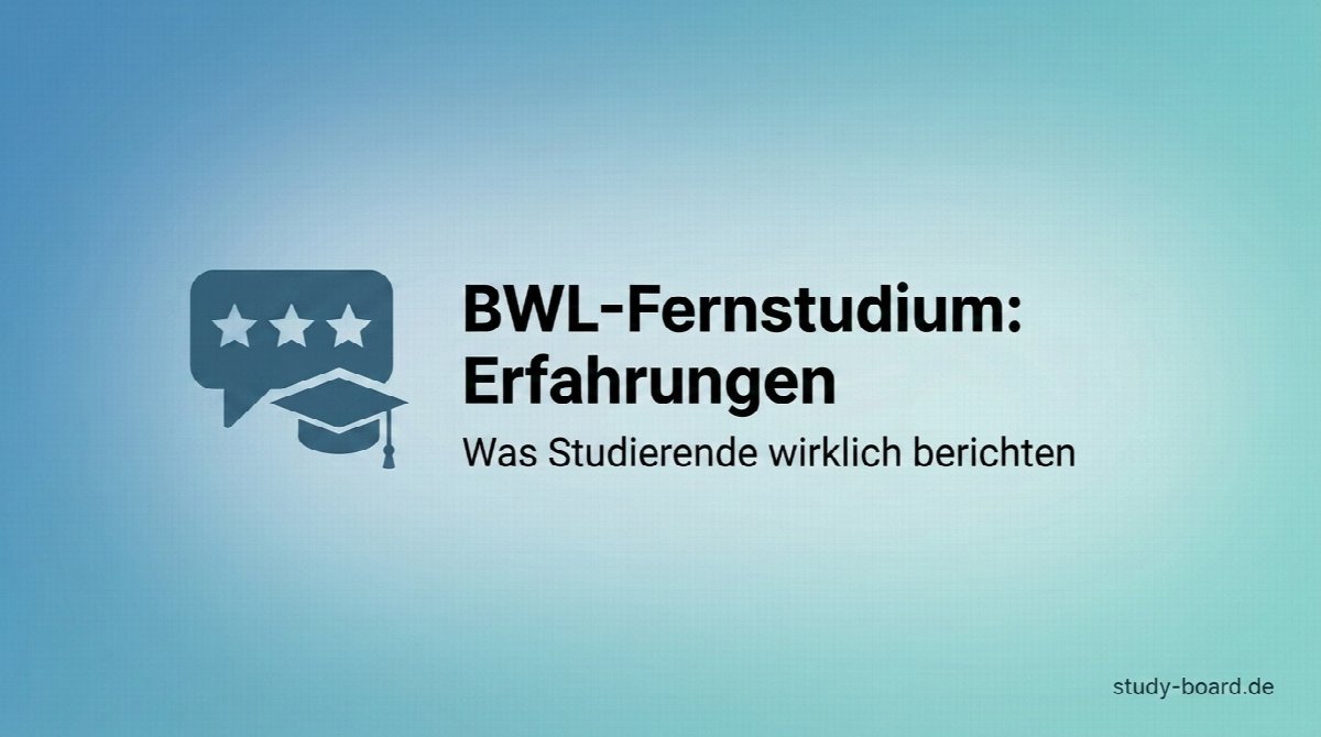 BWL-Fernstudium Erfahrungen von Studierenden